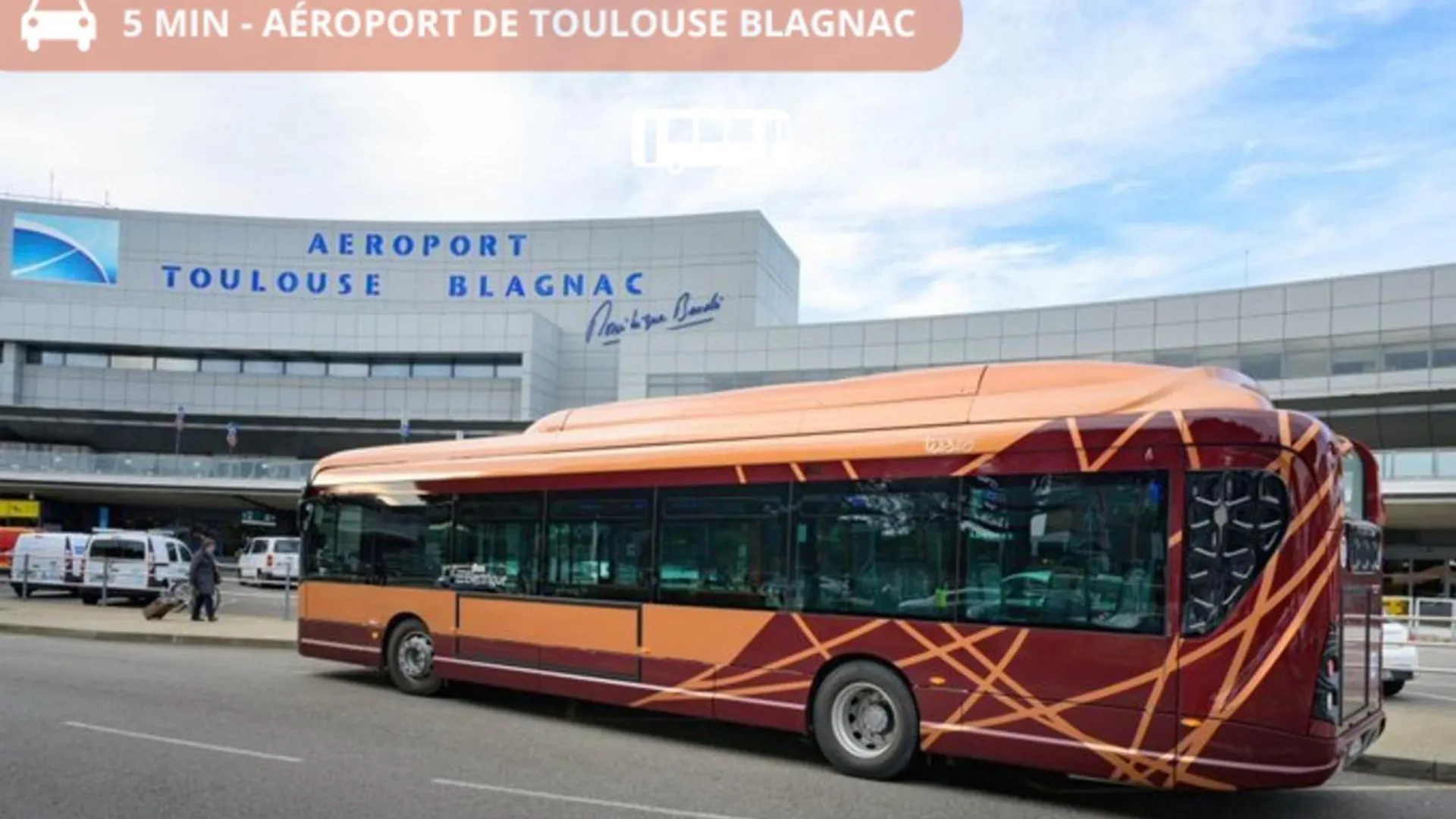 Apartamento T2 - Aeroport Blagnac Toulouse - 1 A 4P - Clim - Parking
